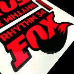 Mountain Bicycle Fork Decal Stickers for FOX34 RHYTHM